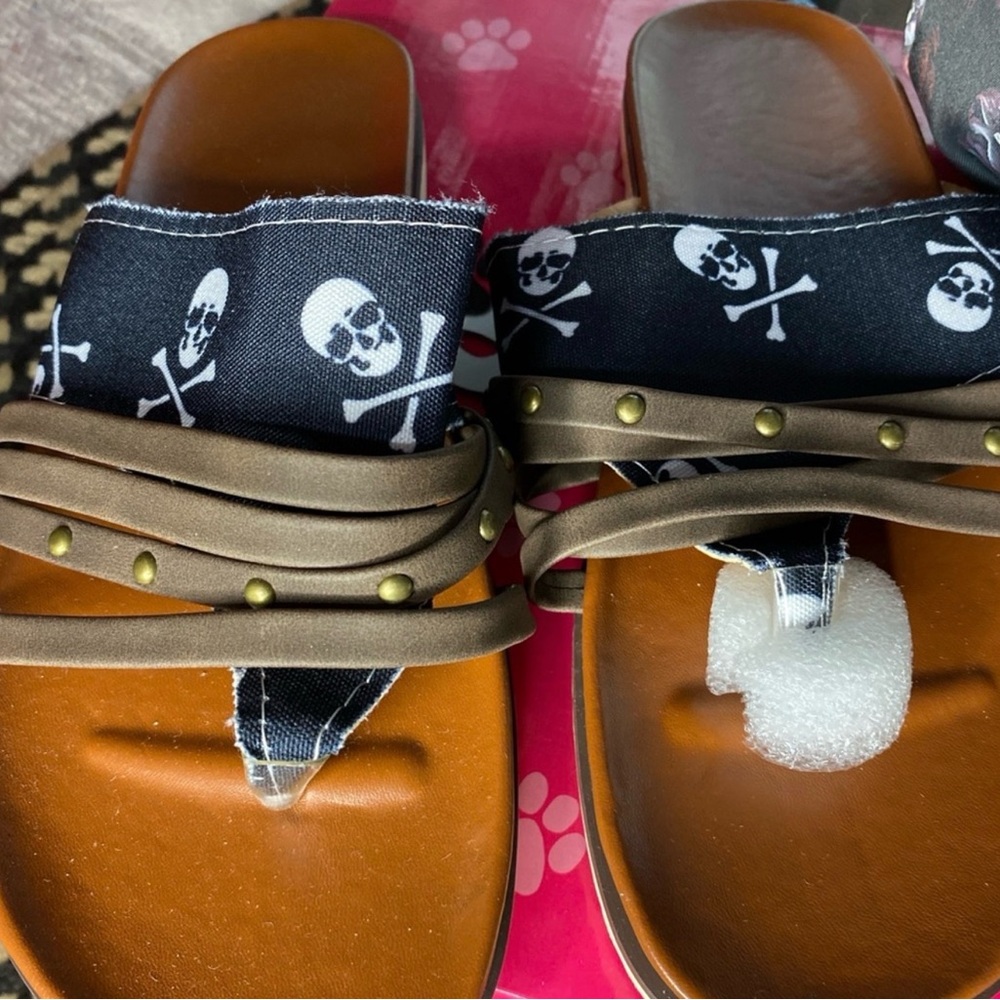 Skull and Floral Patterned Women's Bag - Picture 4 of 7